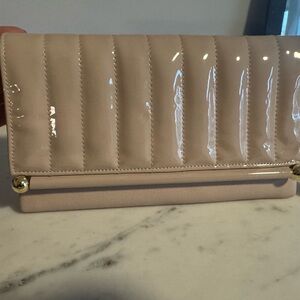 Elegant Cream Quilted Clutch